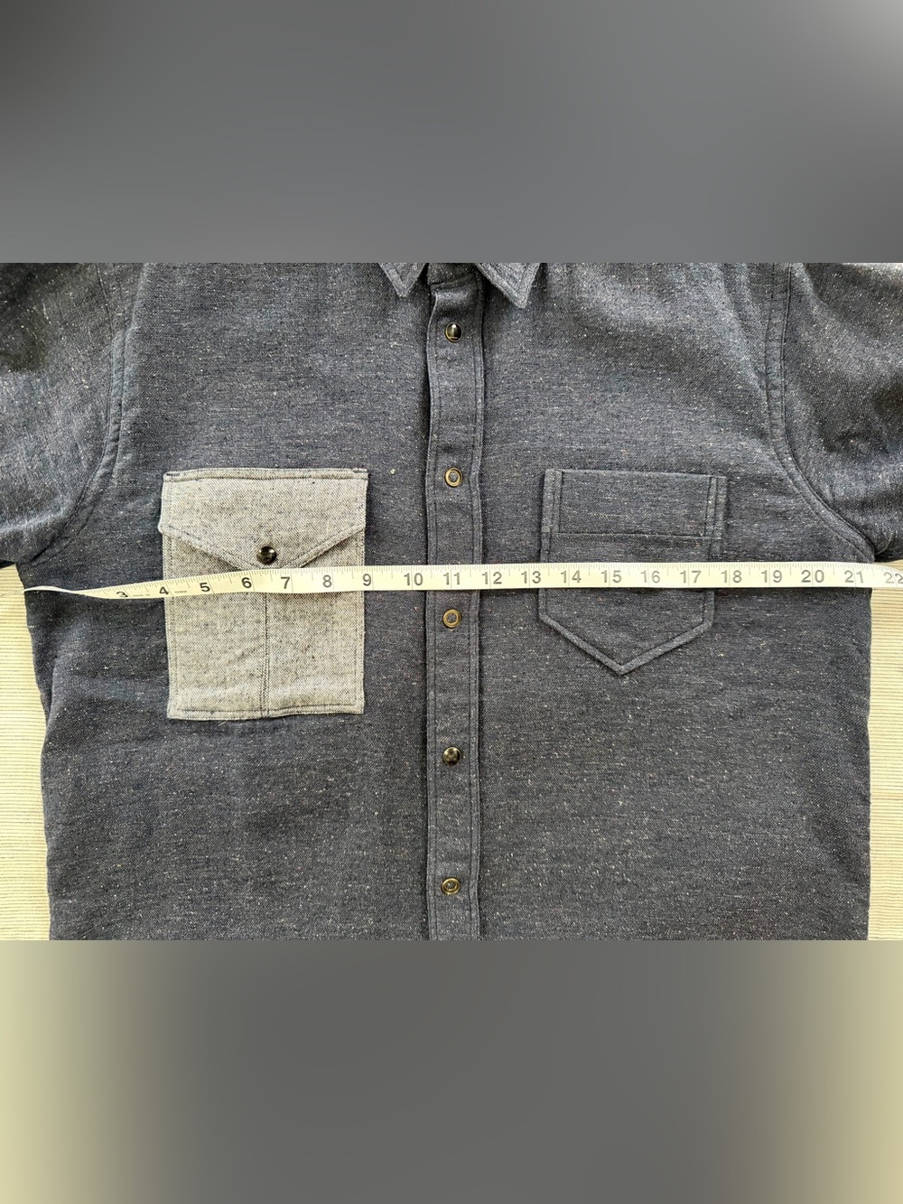 Billy Reid Silk Cotton Overshirt - Unique Find - Sz Medium - Picture 4 of 9
